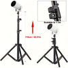 110cm adjustable projector stand - height adjustable, tripod with sturdy plastic connectors, suitable for installing cameras