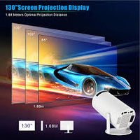 Magcubic Projector Android 14 8K 1280*720P HY300 Pro + Dual Wifi 290ANSI 180°flexible BT5.0 Cinema Outdoor Portable Projector